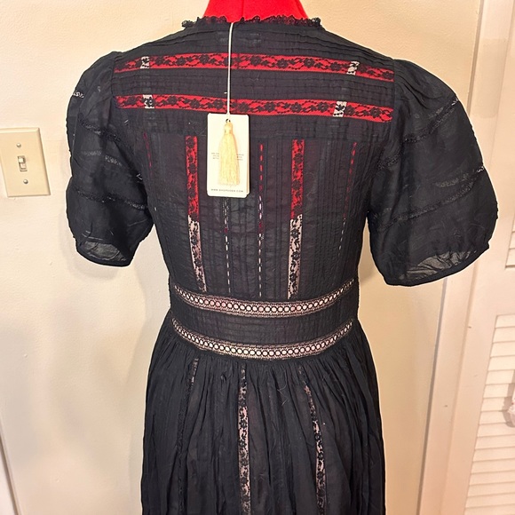 New with Tags Doen Violet Dress, Black, S - Picture 12 of 13